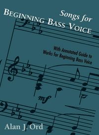 Produktbild: Songs for Beginning Bass Voice