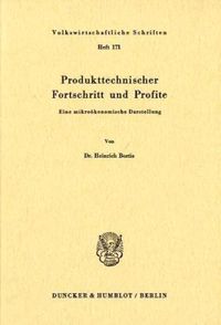 Produktbild: Produkttechnischer Fortschritt und Profite.