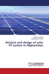 Produktbild: Analysis and design of solar PV system in Afghanistan