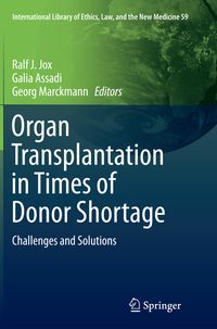 Produktbild: Organ Transplantation in Times of Donor Shortage