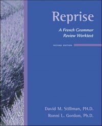 Produktbild: Reprise: A French Grammar Review Worktext