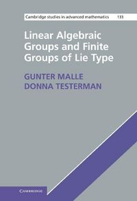 Produktbild: Linear Algebraic Groups and Finite Groups of Lie Type