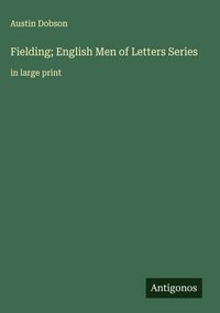 Produktbild: Fielding; English Men of Letters Series