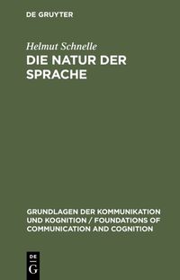 Produktbild: Die Natur der Sprache
