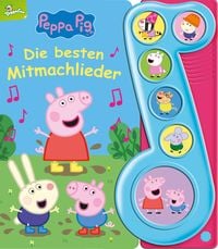 Produktbild: Peppa Pig - Die besten Mitmachlieder - Liederbuch mit Sound - Pappbilderbuch mit 6 Melodien