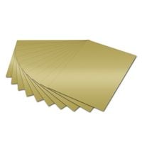 Produktbild: FOLIA&reg; Zeichenpapier farbig Format 50 x 70 cm, gold gl&auml;nzend