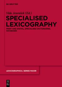 Produktbild: Specialised Lexicography