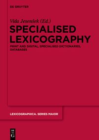 Produktbild: Specialised Lexicography