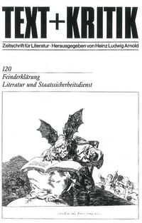 Produktbild: Feinderkl&auml;rung - Literatur und Staatssicherheitsdienst