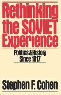 Produktbild: Rethinking the Soviet Experience
