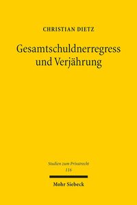 Produktbild: Gesamtschuldnerregress und Verj&auml;hrung