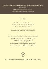 Produktbild: Untersuchungen auf dem Gebiete der praktischen Mathematik