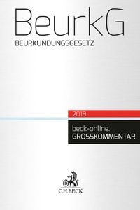 Produktbild: Beurkundungsgesetz. BeurkG