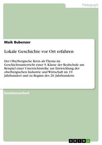 Produktbild: Lokale Geschichte vor Ort erfahren