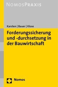 Produktbild: Forderungssicherung und -durchsetzung in der Bauwirtschaft