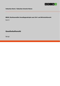 Produktbild: Gesellschaftsrecht