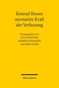 Produktbild: Konrad Hesses normative Kraft der Verfassung