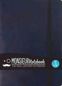 Produktbild: Monsieur Notebk Navy Leather P