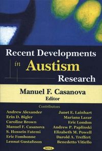 Produktbild: Recent Developments in Autism Research