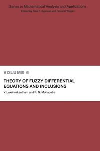 Produktbild: Theory of Fuzzy Differential Equations and Inclusions