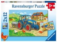 Bild vom Artikel Puzzle Ravensburger Baustelle und Bauernhof 2 X 12 Teile vom Autor 