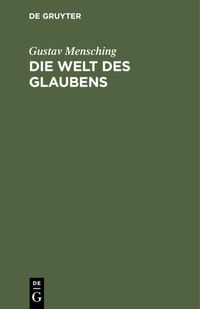 Produktbild: Die Welt des Glaubens