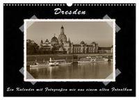 Produktbild: Dresden - Ein Kalender mit Fotografien wie aus einem alten Fotoalbum (Wandkalender 2026 DIN A3 quer), CALVENDO Monatskalender