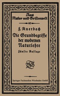 Produktbild: Die Grundbegriffe der modernen Naturlehre