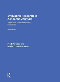 Produktbild: Evaluating Research in Academic Journals
