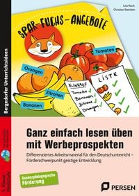 Produktbild: Ganz einfach lesen &uuml;ben mit Werbeprospekten