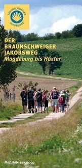 Produktbild: Wanderkarte Der Braunschweiger Jakobsweg 1:50 000