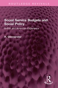 Produktbild: Social Service Budgets and Social Policy