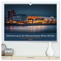 Produktbild: D&auml;mmerung in der Metropolregion Rhein-Neckar (hochwertiger Premium Wandkalender 2026 DIN A2 quer), Kunstdruck in Hochglanz