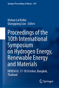 Produktbild: Proceedings of the 10th International Symposium on Hydrogen Energy, Renewable Energy and Materials