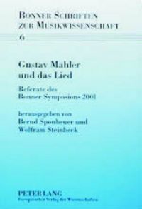 Produktbild: Gustav Mahler und das Lied