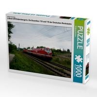 Produktbild: CALVENDO Puzzle Ein Motiv aus dem Kalender U-Boot trifft Babelsbergerin. Die Baureihen 118 und 119 der Deutschen Reichsbahn | 1000 Teile Lege-Gr&ouml;&szlig;e 64x48cm Foto-Puzzle f&uuml;r gl&uuml;ckliche Stunden