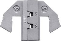Produktbild: TOOLCRAFT TO-9625884 Crimpeinsatz Yazaki YES/YESC 2.8 Unversiegelter Kontakt 1.5 bis 2.5 mm&sup2; Passend f&uuml;r Marke (Zangen) TOOLCRAFT