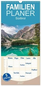 Produktbild: Familienplaner 2027 - S&uuml;dtirol mit 5 Spalten (Wandkalender, 21 x 45 cm) CALVENDO