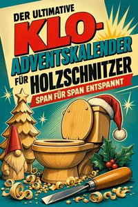 Produktbild: Der ultimative Klo-Adventskalender f&uuml;r Holzschnitzer