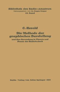 Produktbild: Die Methode der graphischen Darstellung und ihre Anwendung in Theorie und Praxis der Radiotechnik