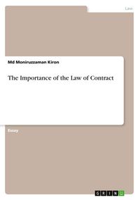 Produktbild: The Importance of the Law of Contract