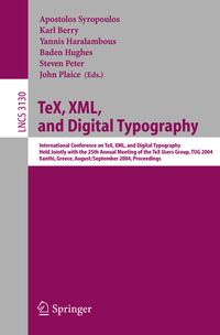 Produktbild: TeX, XML, and Digital Typography