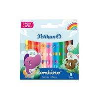 Produktbild: Pelikan Fasermaler combino super 411, 9er Set