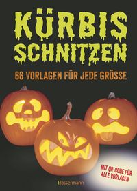 Produktbild: K&uuml;rbis schnitzen - 66 Vorlagen f&uuml;r jede Gr&ouml;&szlig;e, mit QR-Code