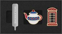 Produktbild Moleskine Country Pins England (2er-Set), Teekanne + Telefonzelle
