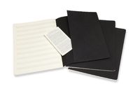 Moleskine Musik Cahier, 3er Set, Kartoneinband
