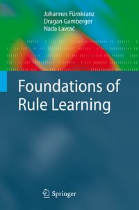 Produktbild: Foundations of Rule Learning