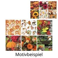 Produktbild: Idena Servietten Herbstmotive 33x33cm sortiert