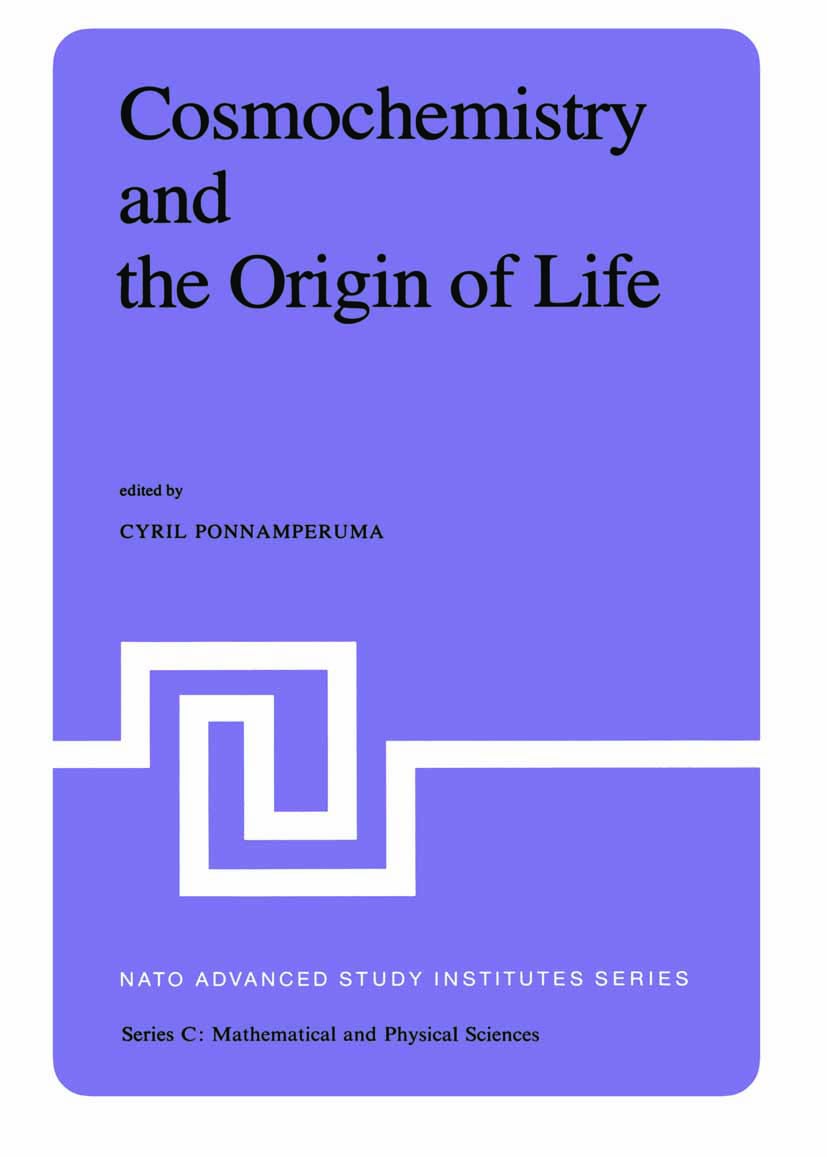 Produktbild: Cosmochemistry and the Origin of Life