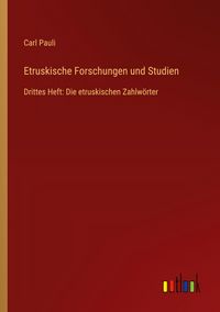 Produktbild: Etruskische Forschungen und Studien